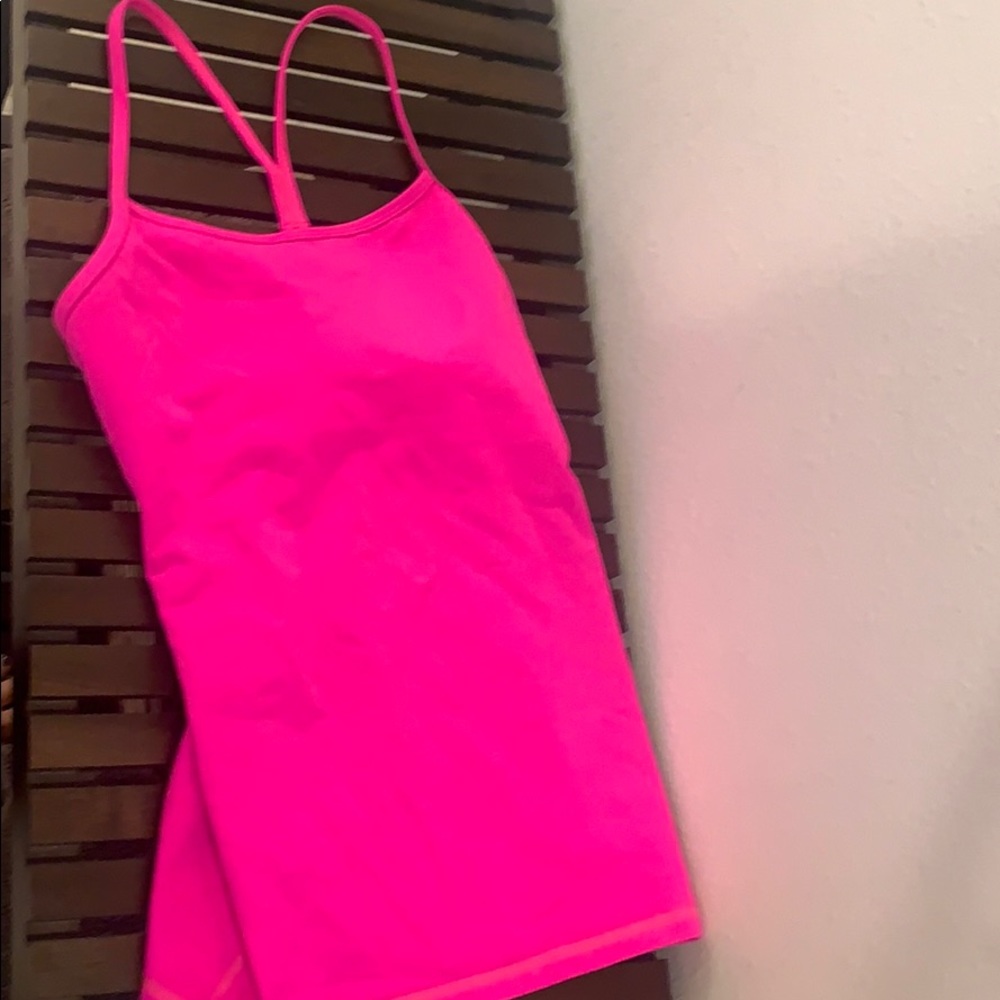 Lululemon hot pink power y